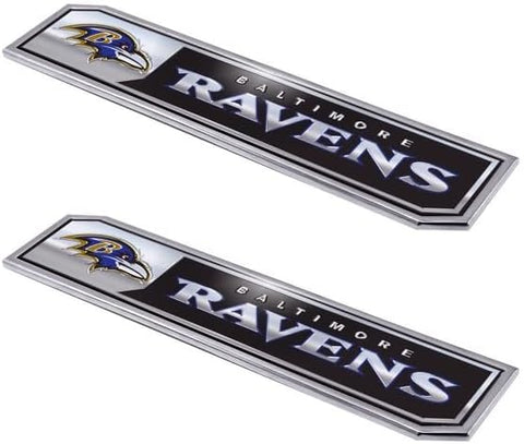 Baltimore Ravens Auto Emblem Truck Edition 2 Pack
