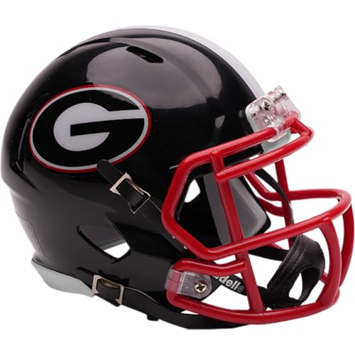 Georgia Bulldogs Helmet Riddell Replica Mini Speed Style Black