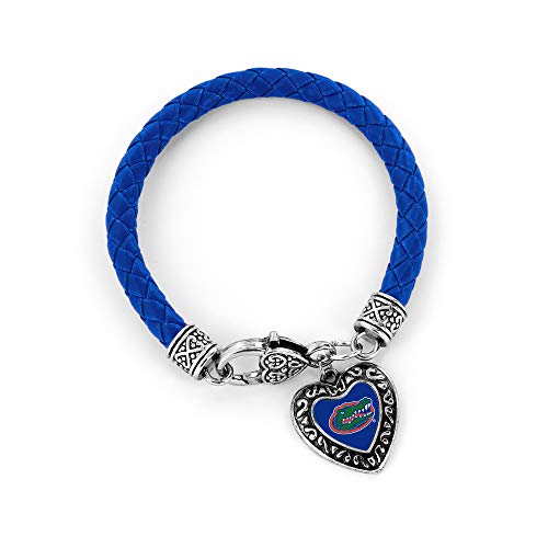 Florida Gators Bracelet Braided Charmed Blue