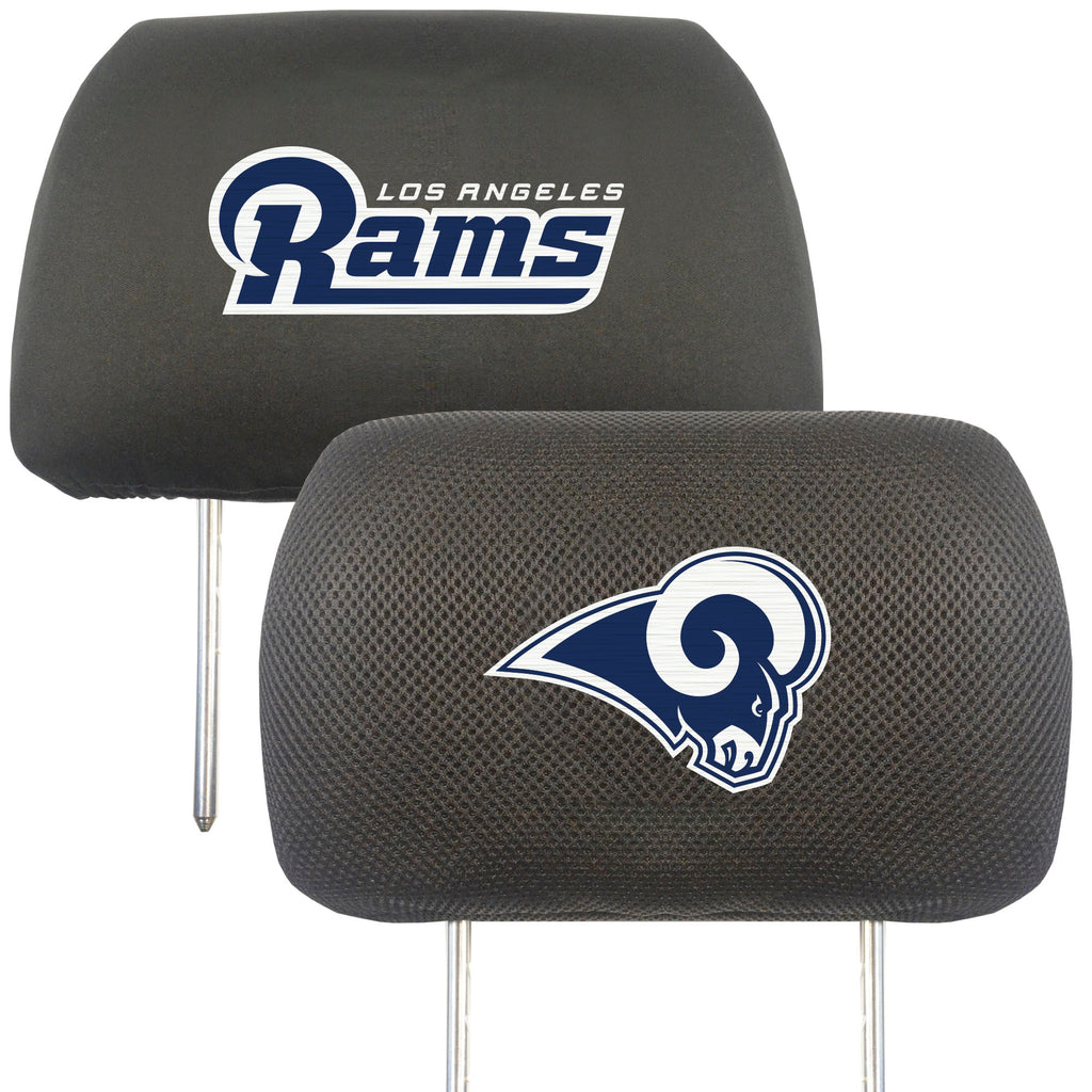Los Angeles Rams Head Rest Covers Periodic Restock