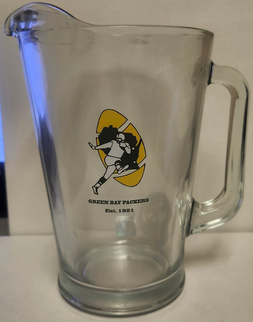 Green Bay Packers s Pitcher 60oz Glass Vintage 1921 Design CO