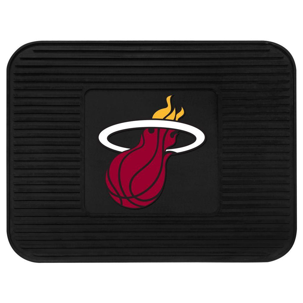 Miami Heat Car Mat Heavy Duty Vinyl Rear Seat Special Order