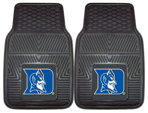 Duke Blue Devils Heavy Duty 2 Piece Vinyl Car Mats