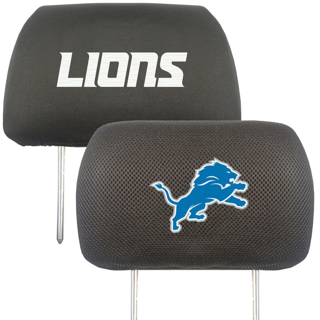 Detroit Lions Head Rest Covers Periodic Restock