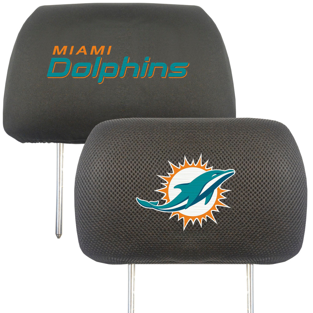 Miami Dolphins Head Rest Covers Periodic Restock