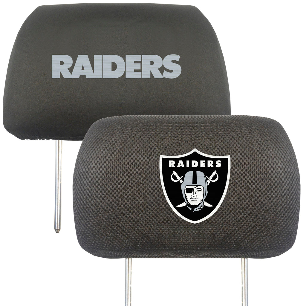 Las Vegas Raiders Head Rest Covers Periodic Restock