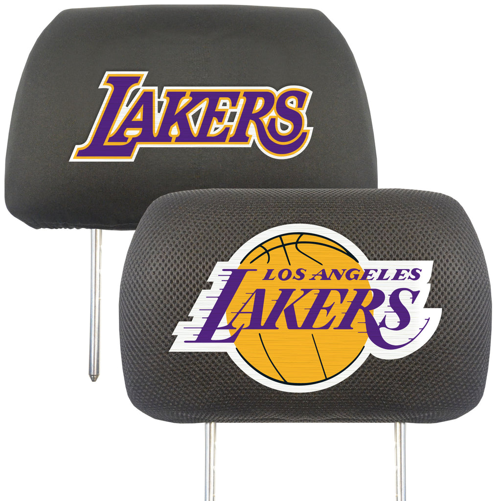 Los Angeles Lakers Head Rest Covers Periodic Restock
