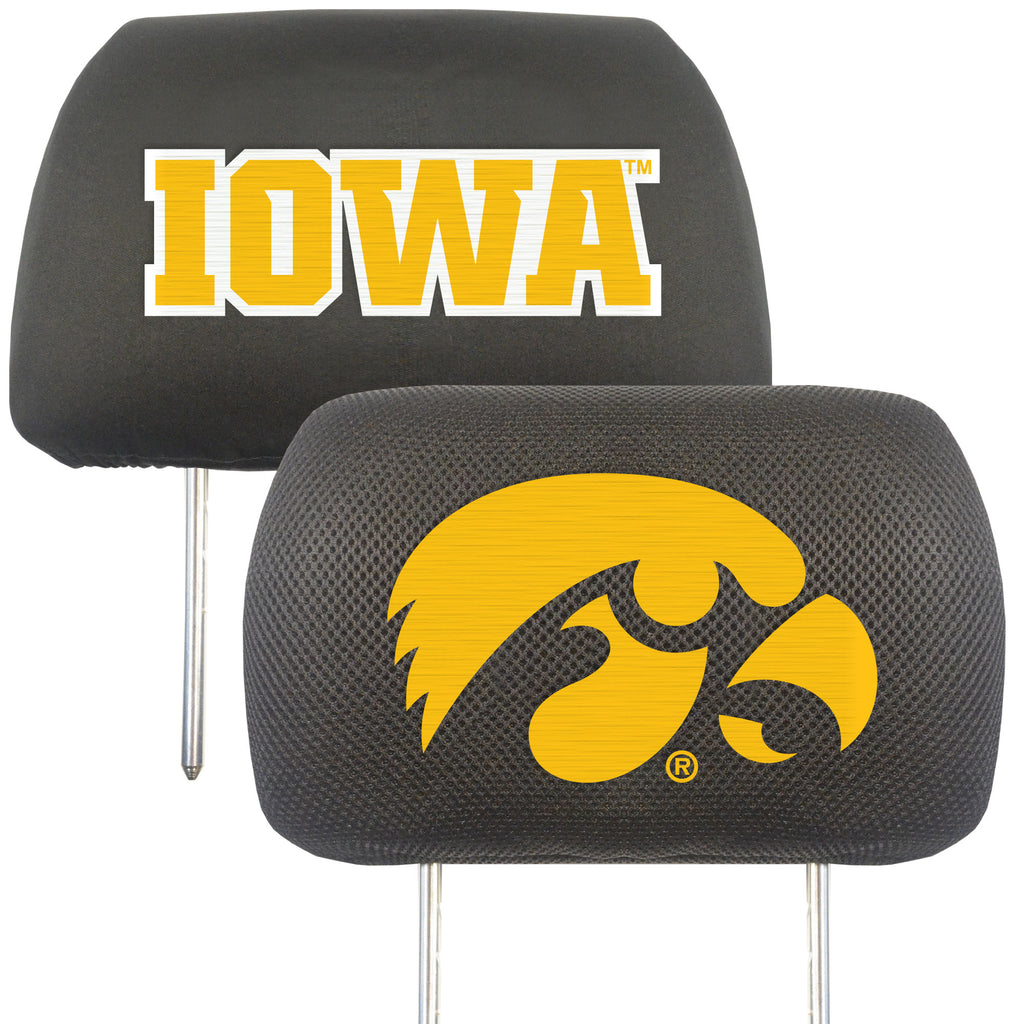 Iowa Hawkeyes Head Rest Covers Periodic Restock