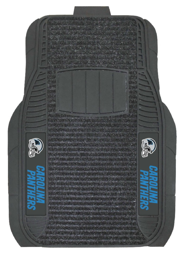 Carolina Panthers Car Mats Deluxe Set