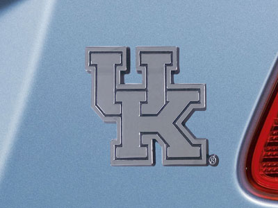 Kentucky Wildcats Auto Emblem Premium Metal Chrome Special Order