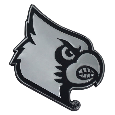 Louisville Cardinals Auto Emblem Premium Metal Chrome Special Order