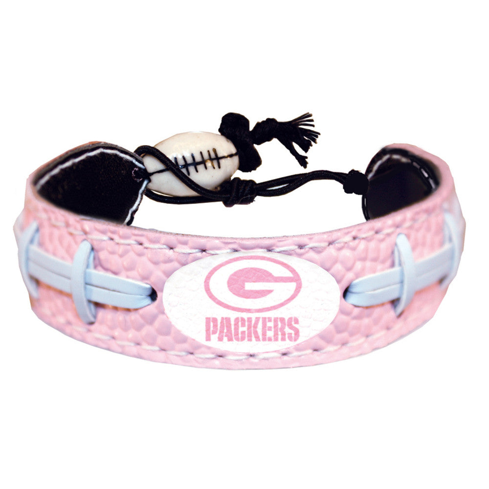 Green Bay Packers s Bracelet Pink Football CO