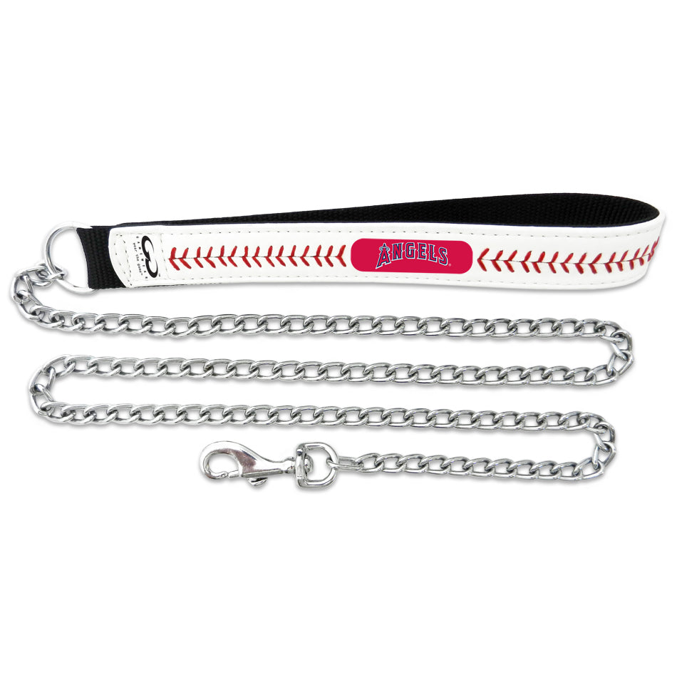 Los Angeles Angels Baseball Leather Leash L