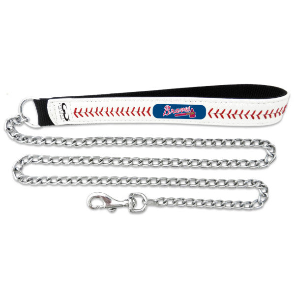 Atlanta Braves Baseball Leather Leash L