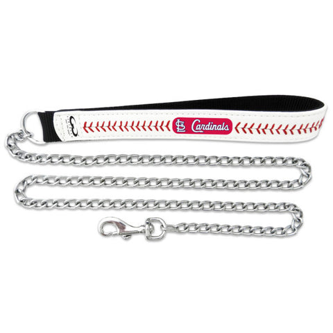 St. Louis Cardinals Baseball Leather Leash M