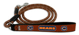 Chicago Bears Pet Leash Football Leather Chain Size