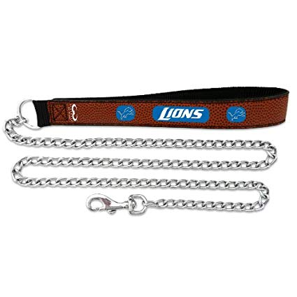Detroit Lions Football Leather Leash L