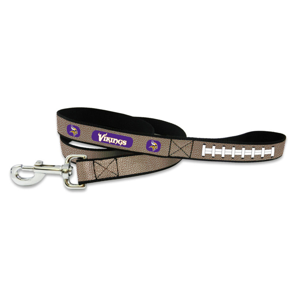 Minnesota Vikings Pet Leash Reflective Football Size Small