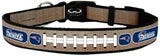 New England Patriots Pet Collar Reflective Football Size CO