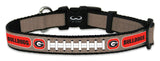 Georgia Bulldogs Pet Collar Reflective Football Size CO