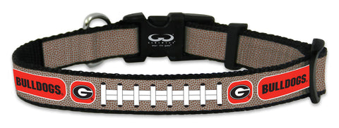 Georgia Bulldogs Pet Collar Reflective Football Size CO