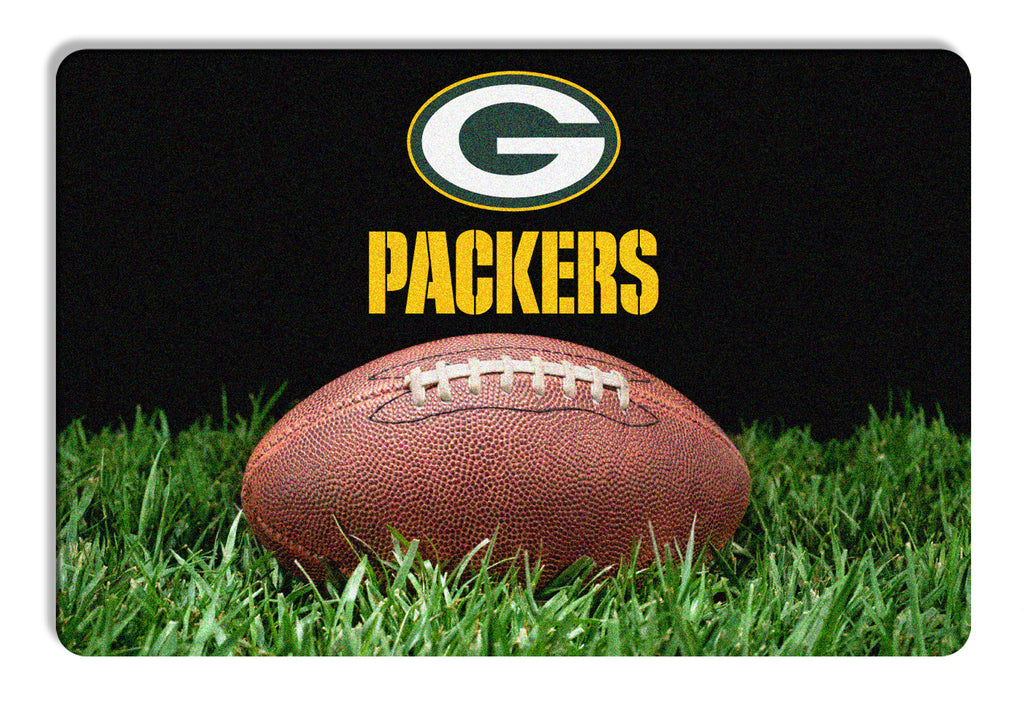 Green Bay Packers s Pet Bowl Mat Classic Football Size Large CO