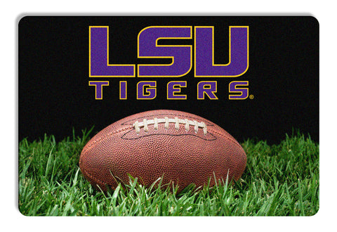 LSU Tigers Classic Football Pet Bowl Mat L