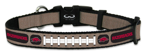 Arkansas Razorbacks Pet Collar Reflective Football Size CO