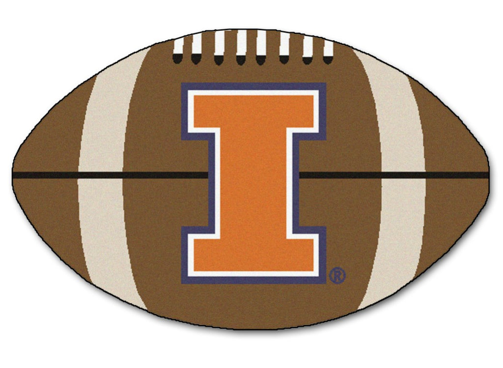 Illinois Fighting Illini Football Mat 22x35 Special Order