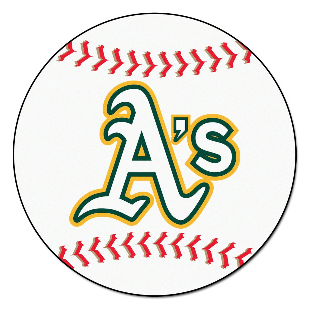 Oakland Athletics Baseball Mat 29 inch Special Order