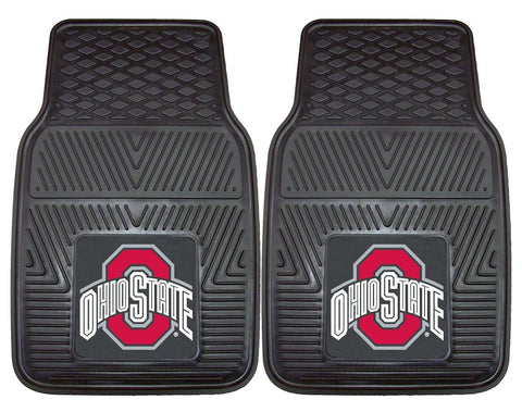 Ohio State Buckeyes Heavy Duty 2 Piece Vinyl Car Mats