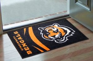 Cincinnati Bengals incinnati Rug 19x30 Starter Style Logo Design