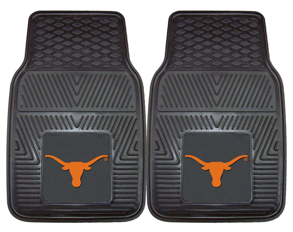 Texas Longhorns Heavy Duty 2 Piece Vinyl Car Mats