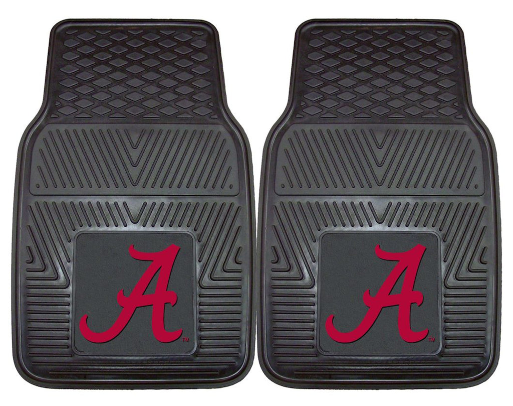 Alabama Crimson Tide Heavy Duty 2 Piece Vinyl Car Mats