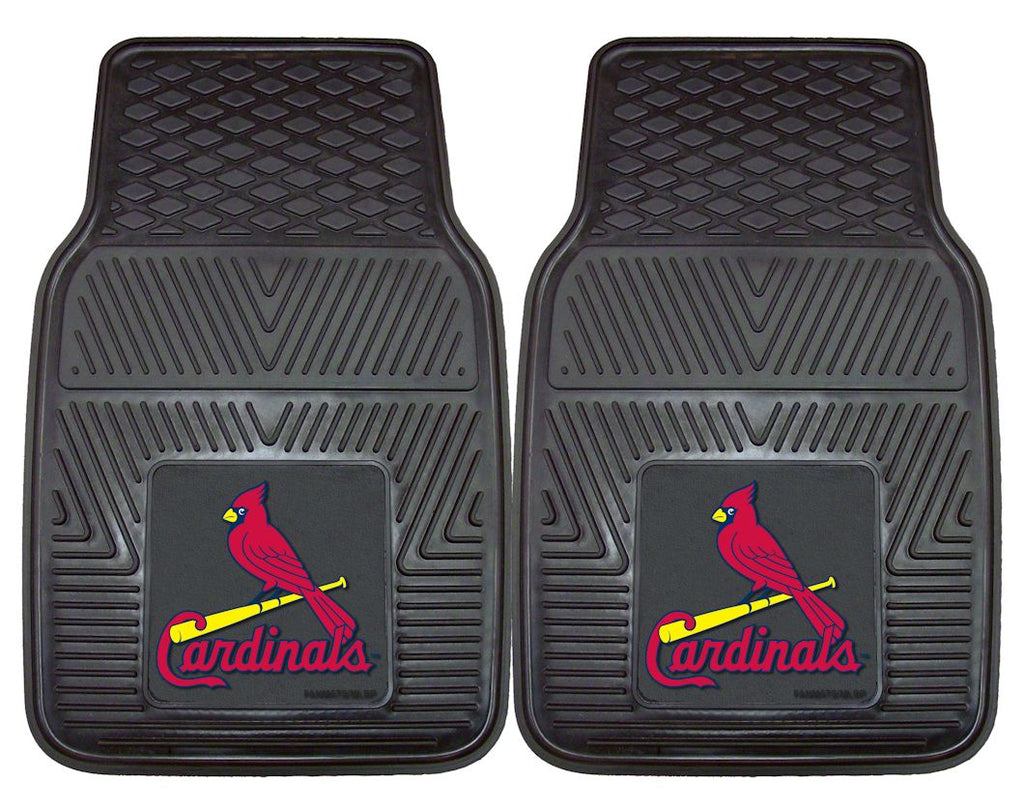 St. Louis Cardinals Heavy Duty 2 Piece Vinyl Car Mats