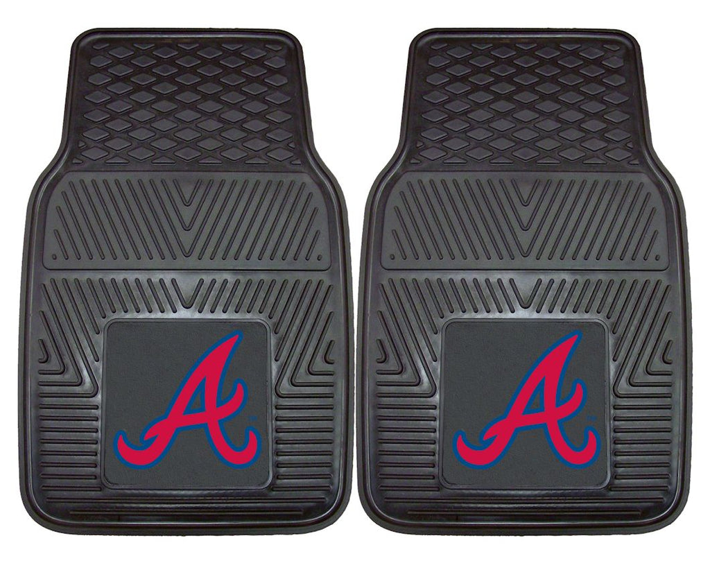 Atlanta Braves Heavy Duty 2 Piece Vinyl Car Mats Special Order