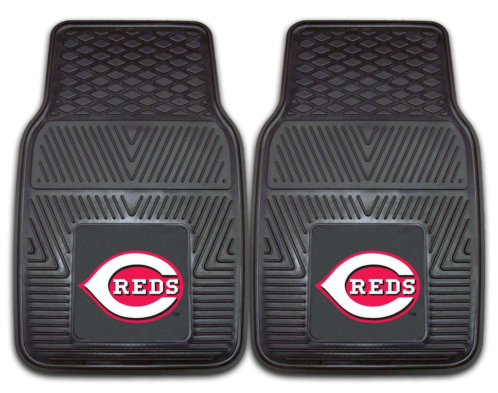 Cincinnati Reds Heavy Duty 2 Piece Vinyl Car Mats Special Order
