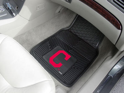 Cleveland Indians Car Mats Heavy Duty 2 Piece Vinyl Special Order