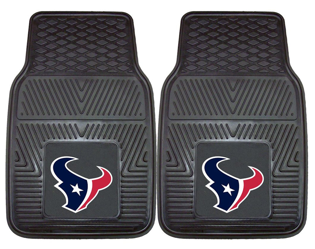 Houston Texans Car Mats Heavy Duty 2 Piece Vinyl Special Order