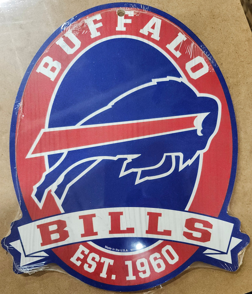 Buffalo Bills Sign 11x13 Oval