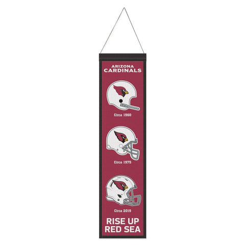 Arizona Cardinals Banner Wool 8x32 Heritage Evolution Design Special Order