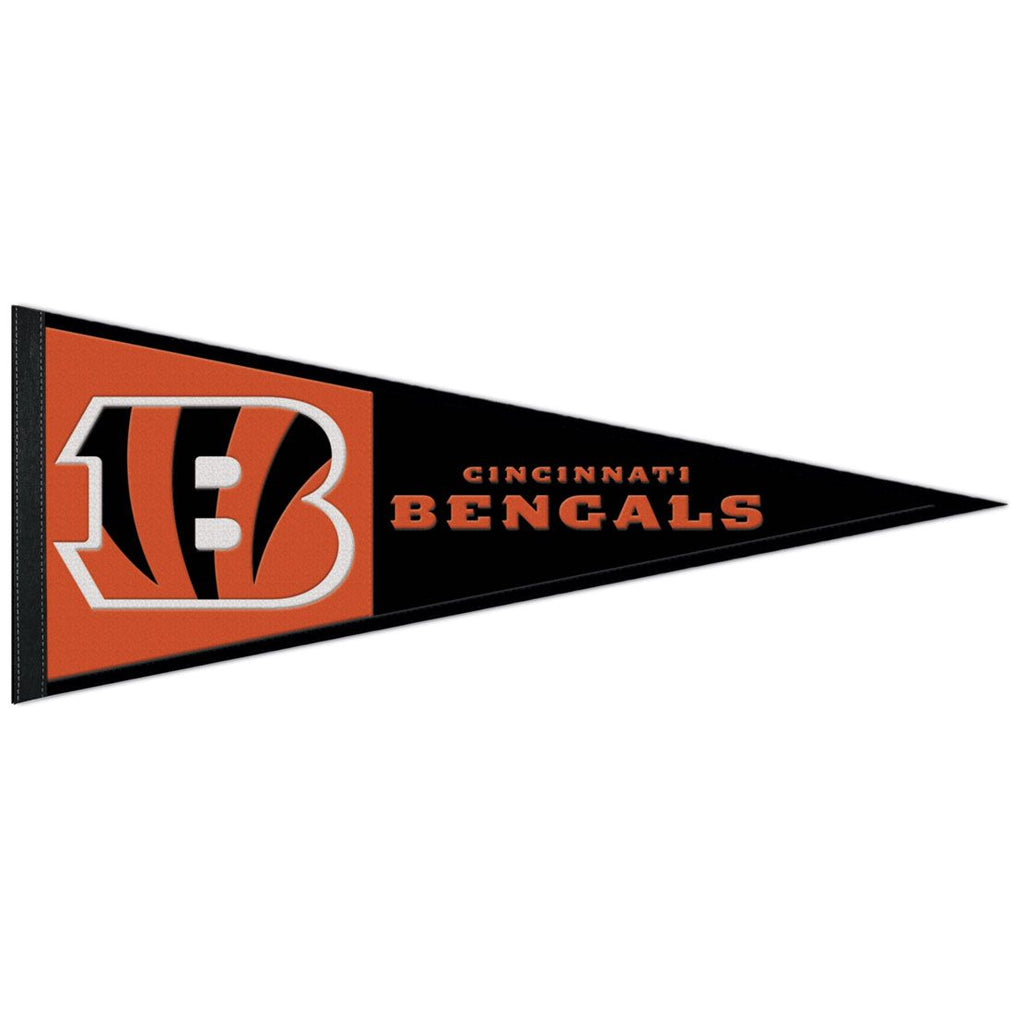Cincinnati Bengals Pennant Wool 13x32