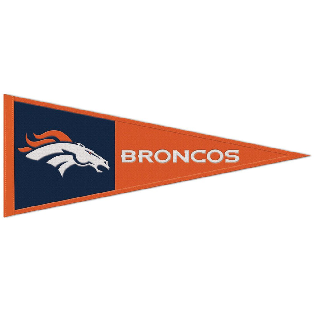 Denver Broncos Pennant Wool 13x32