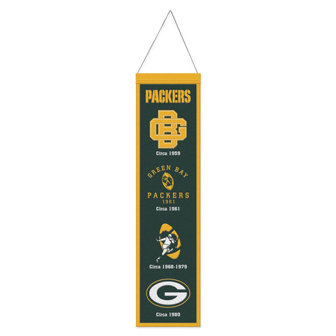 Green Bay Packers s Banner Wool 8x32 Heritage Evolution Design