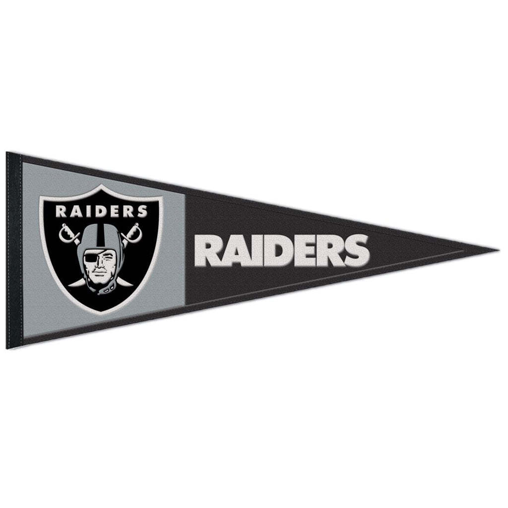 Las Vegas Raiders Pennant Wool 13x32
