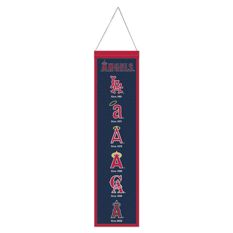 Los Angeles Angels Banner Wool 8x32 Heritage Evolution Design Special Order