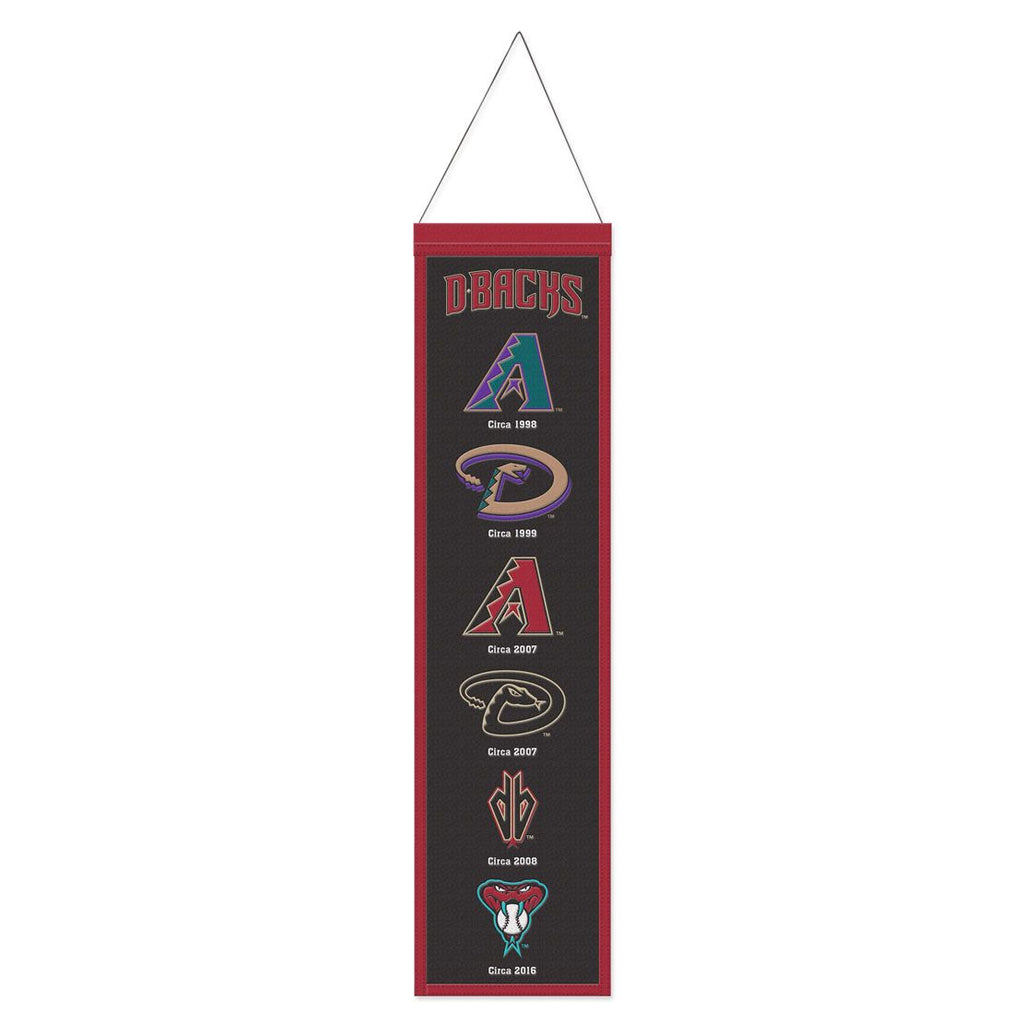Arizona Diamondbacks Banner Wool 8x32 Heritage Evolution Design Special Order