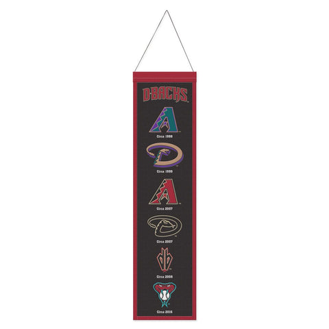 Arizona Diamondbacks Banner Wool 8x32 Heritage Evolution Design Special Order