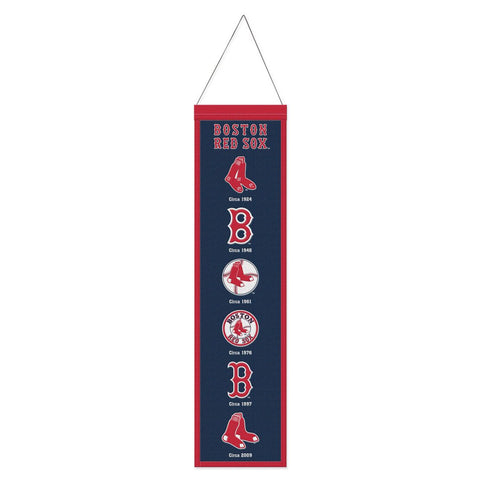 Boston Red Sox Banner Wool 8x32 Heritage Evolution Design