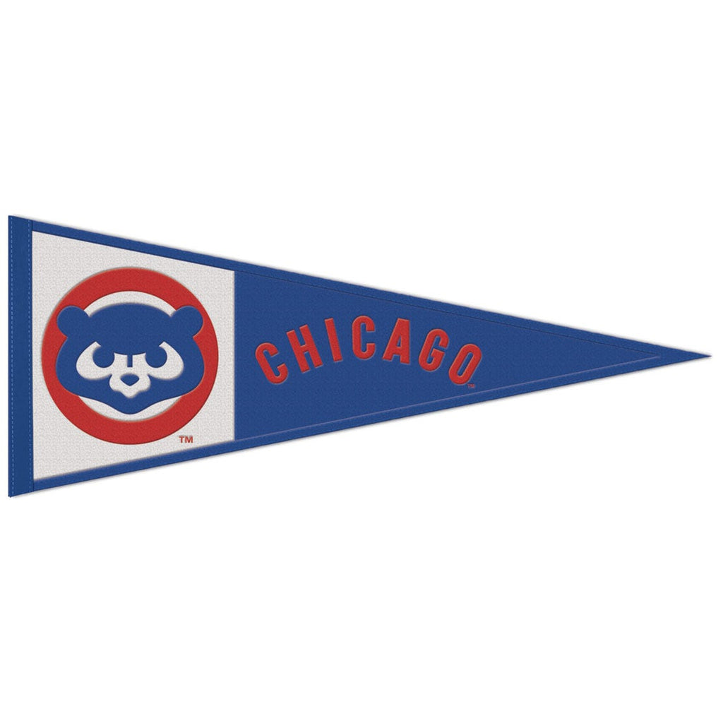 Chicago Cubs Pennant 13x32 Wool Cooperstown